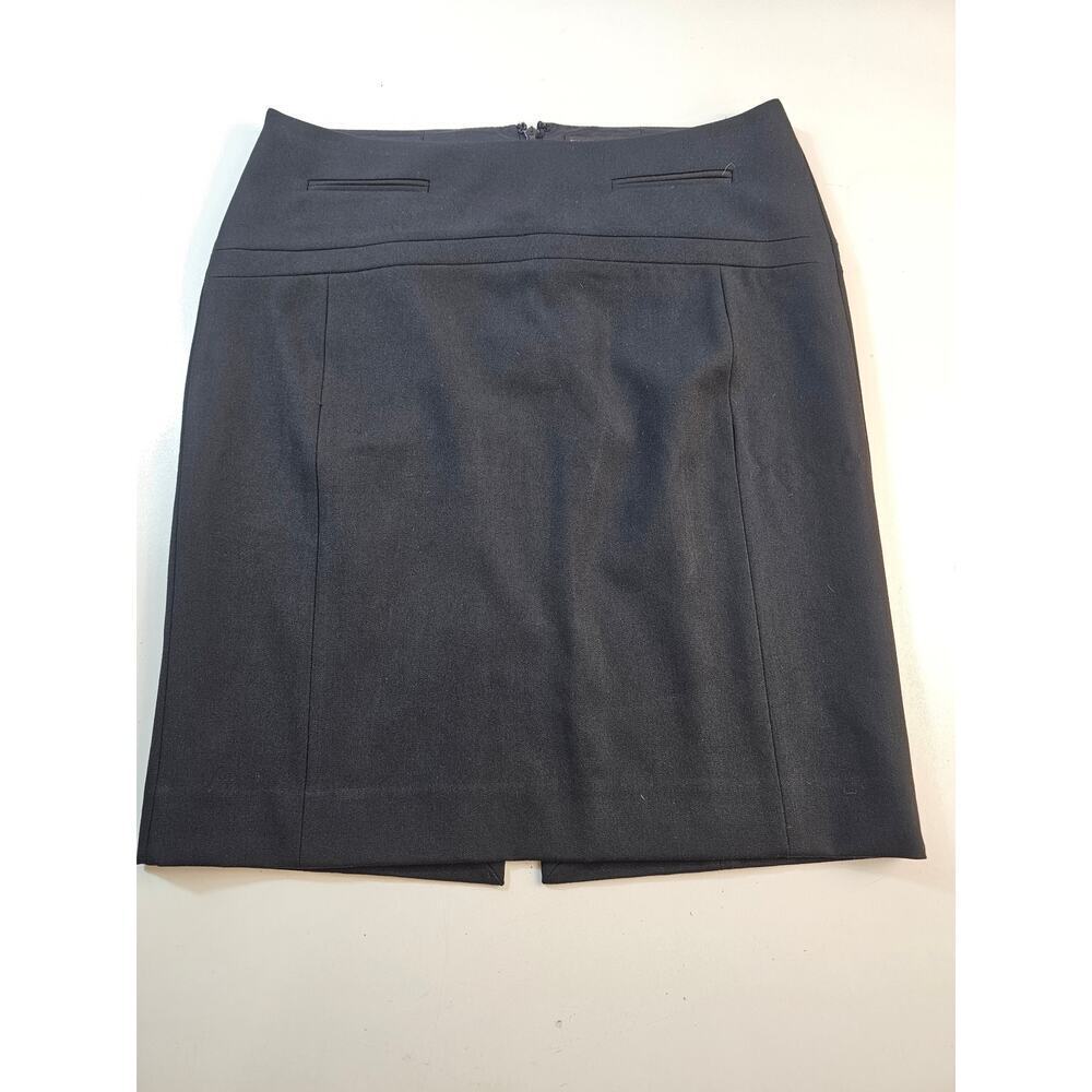 Express size 2 back slit pencil skirt midi l
Black business career casual EUC